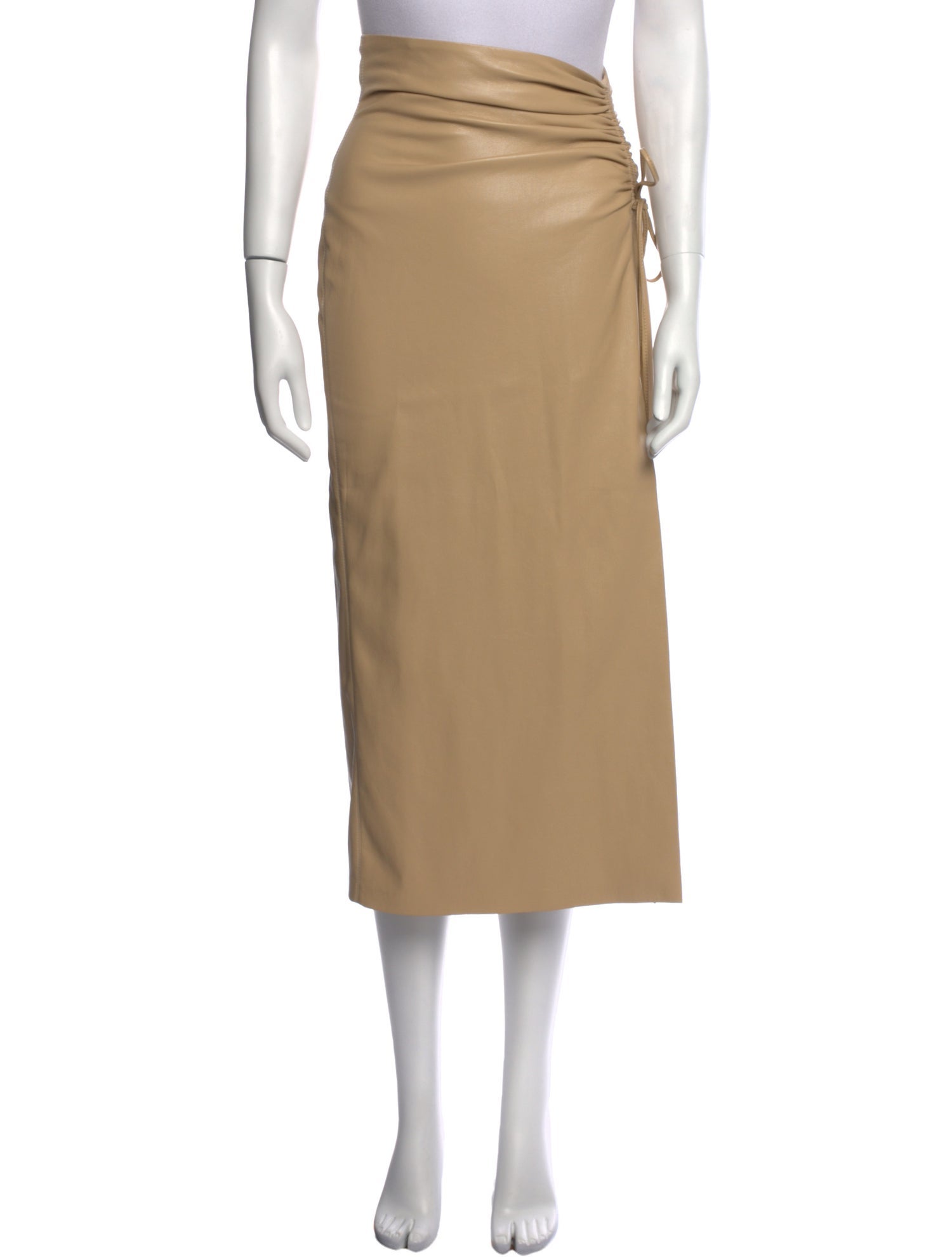 Nanushka Ruffle Embellishment Midi Length Skirt