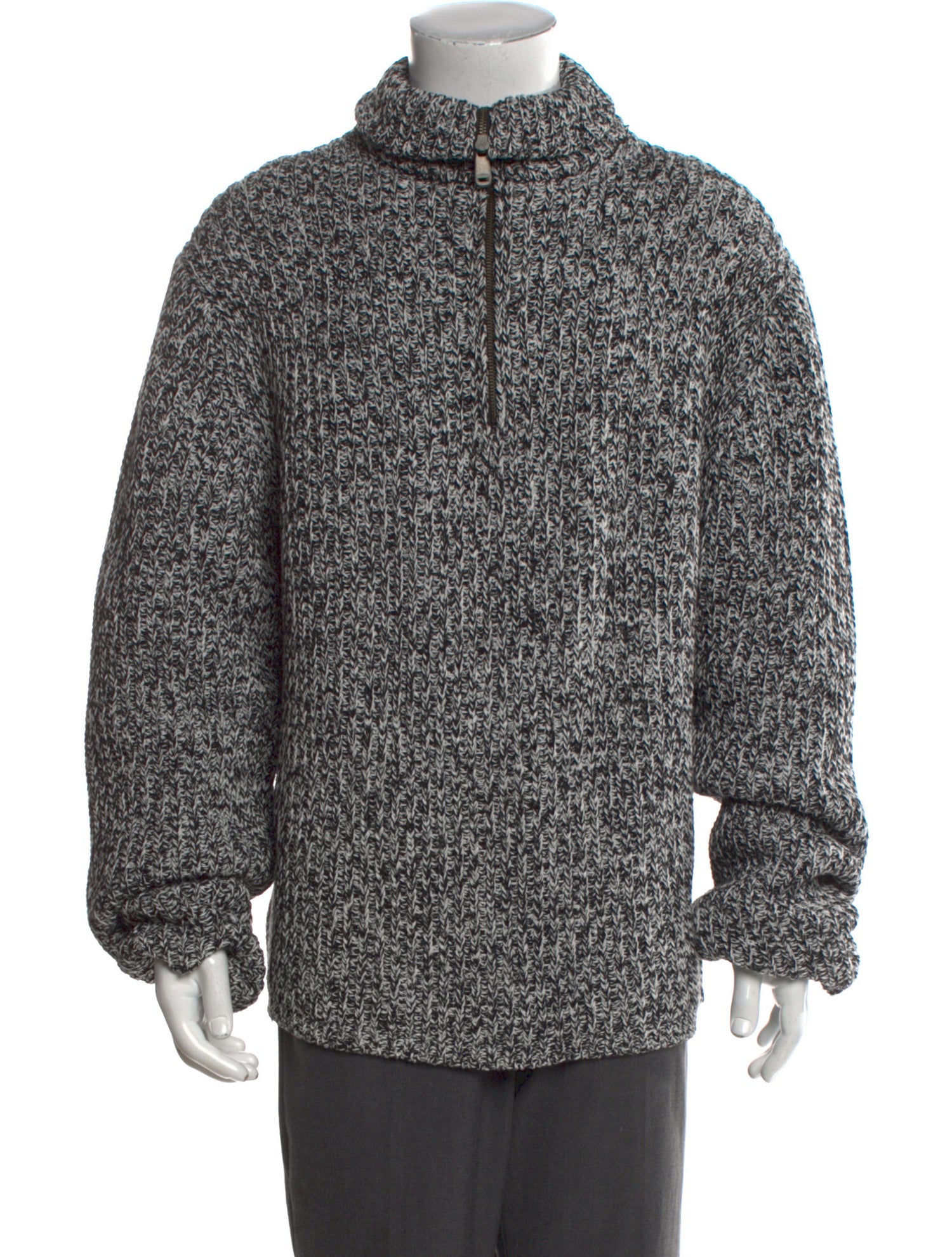 Nanushka Printed Mock Neck Pullover