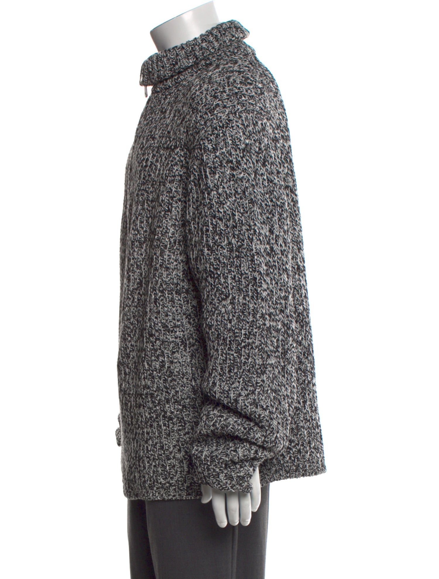 Nanushka Printed Mock Neck Pullover