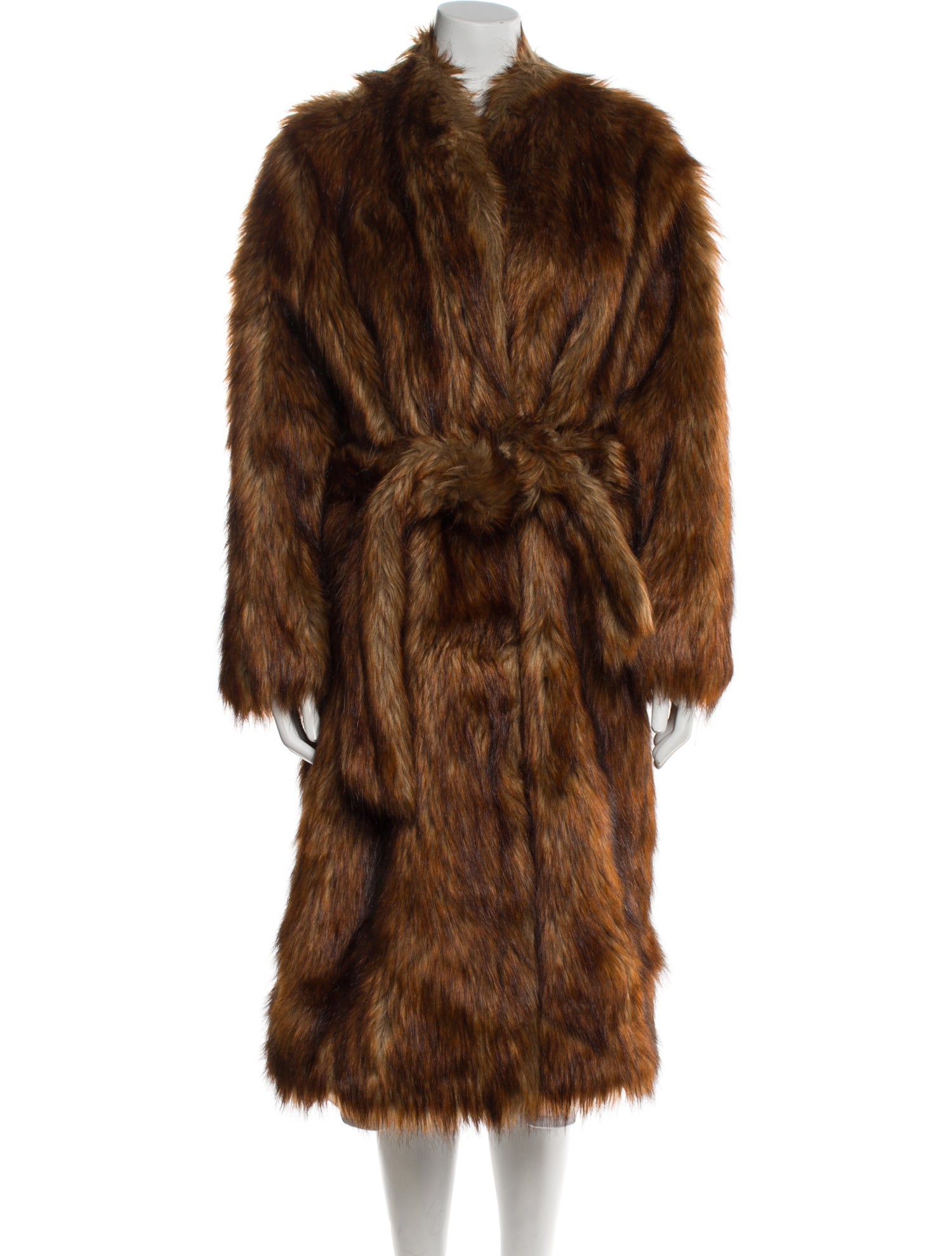 Nanushka Faux Fur Coat