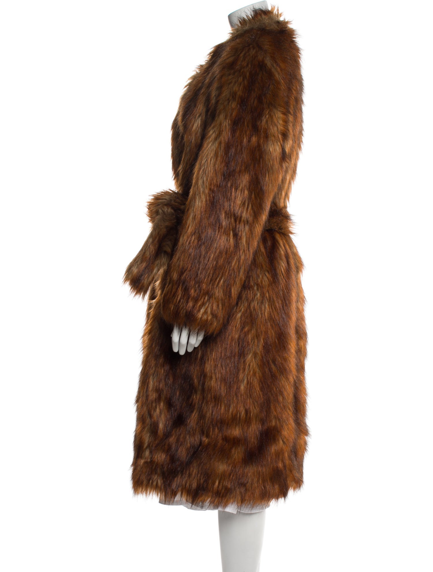 Nanushka Faux Fur Coat
