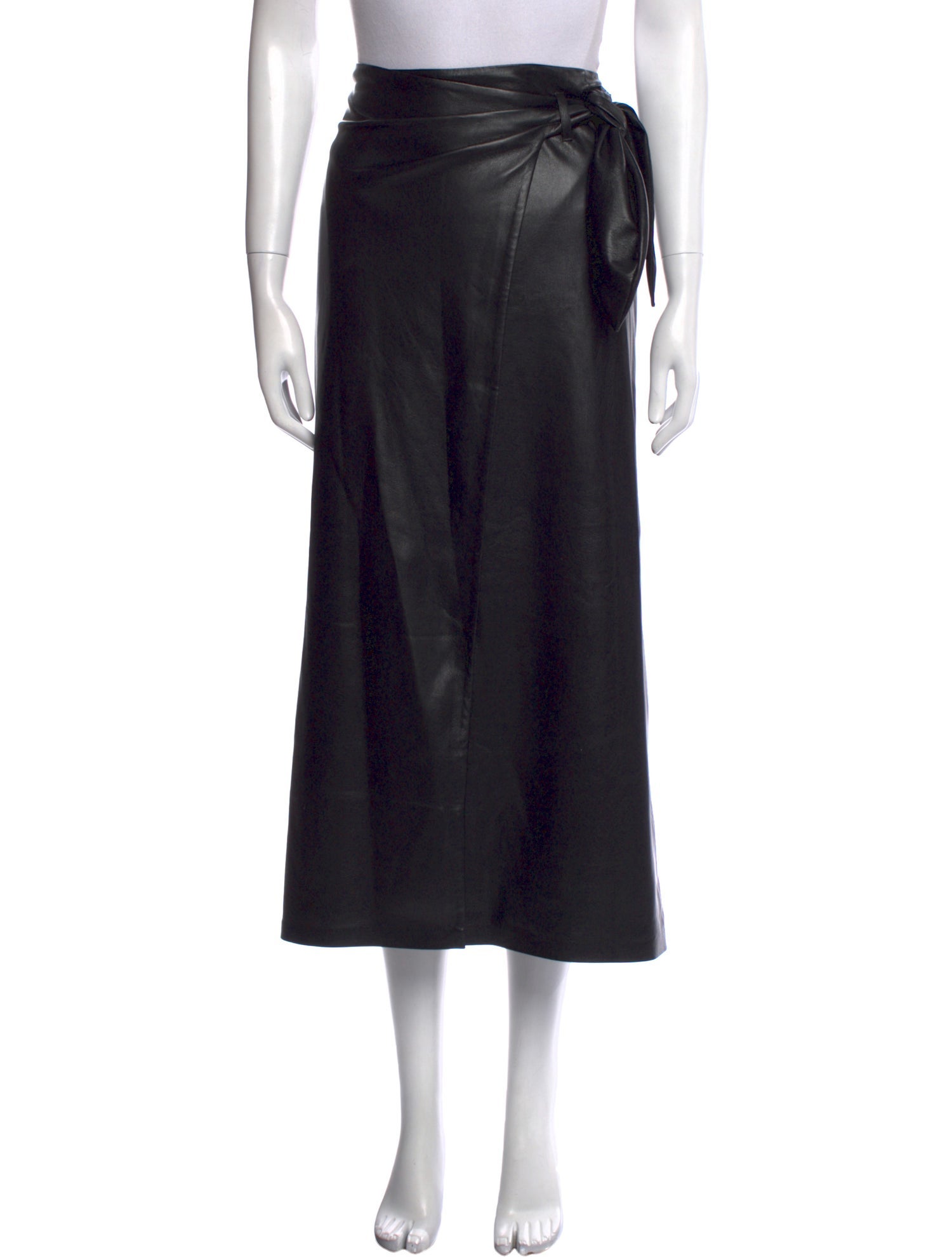 Nanushka Bow Accents Midi Length Skirt