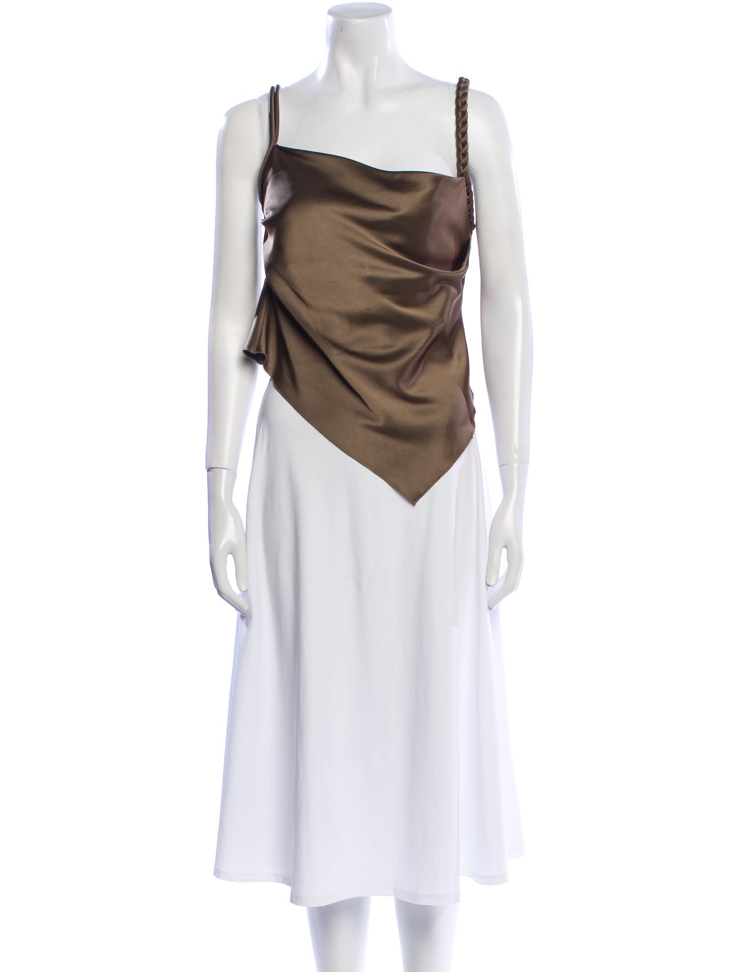 Nanushka Square Neckline Sleeveless Top