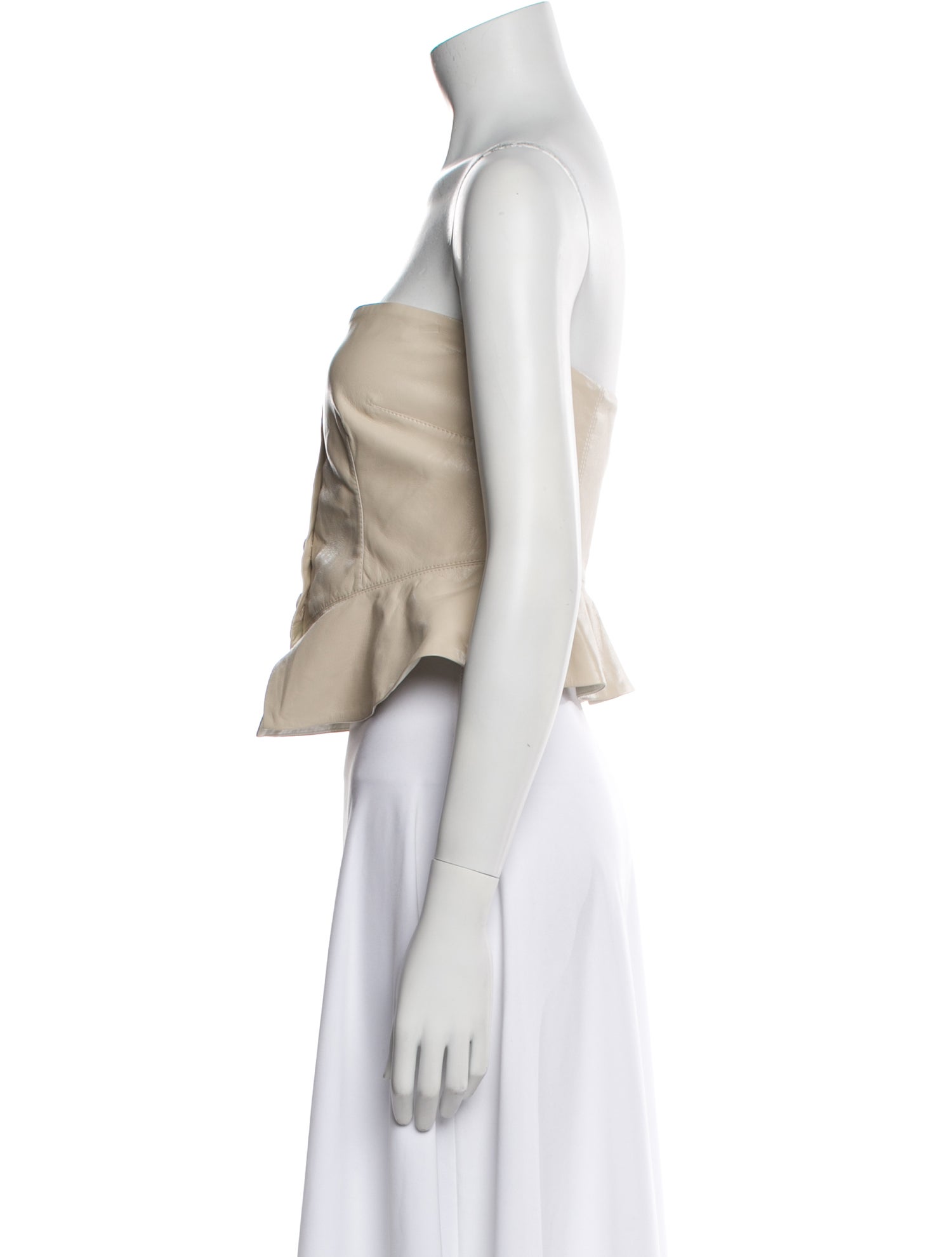 Nanushka Strapless Crop Top