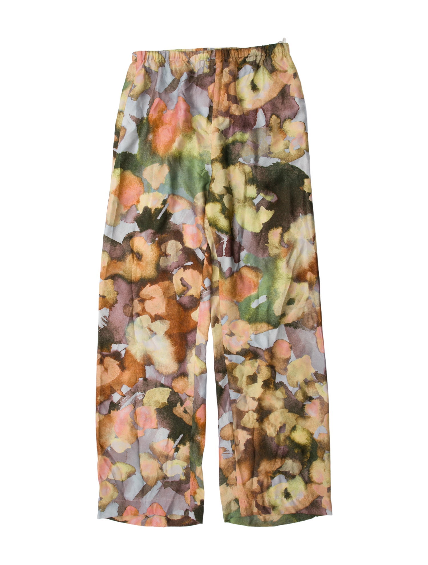 Nanushka Silk Straight Leg Pants