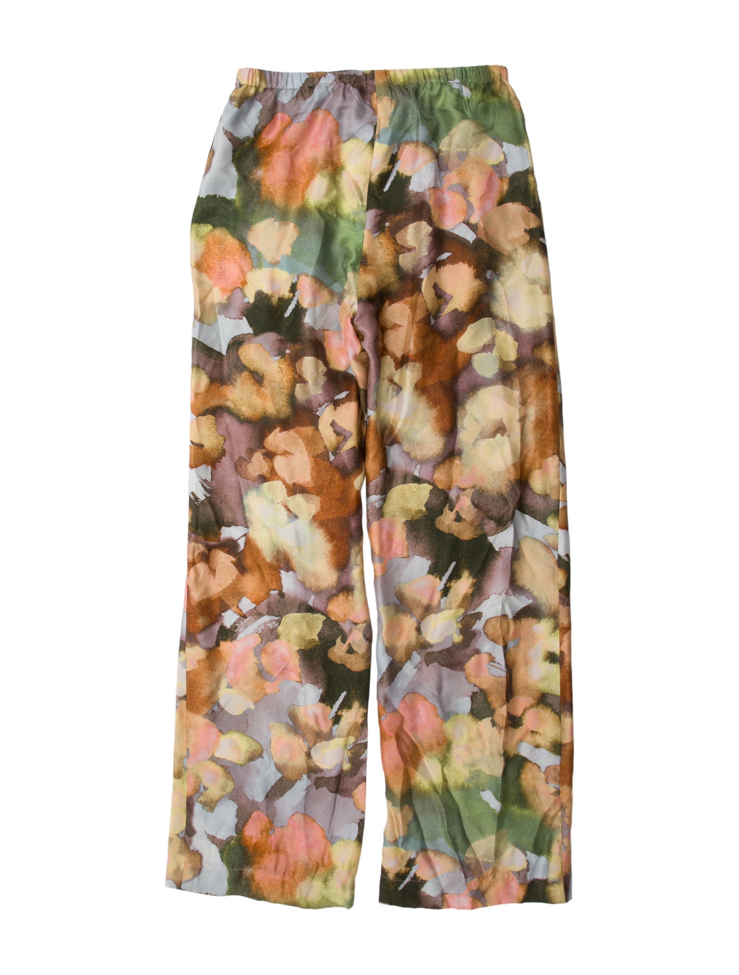 Nanushka Silk Straight Leg Pants