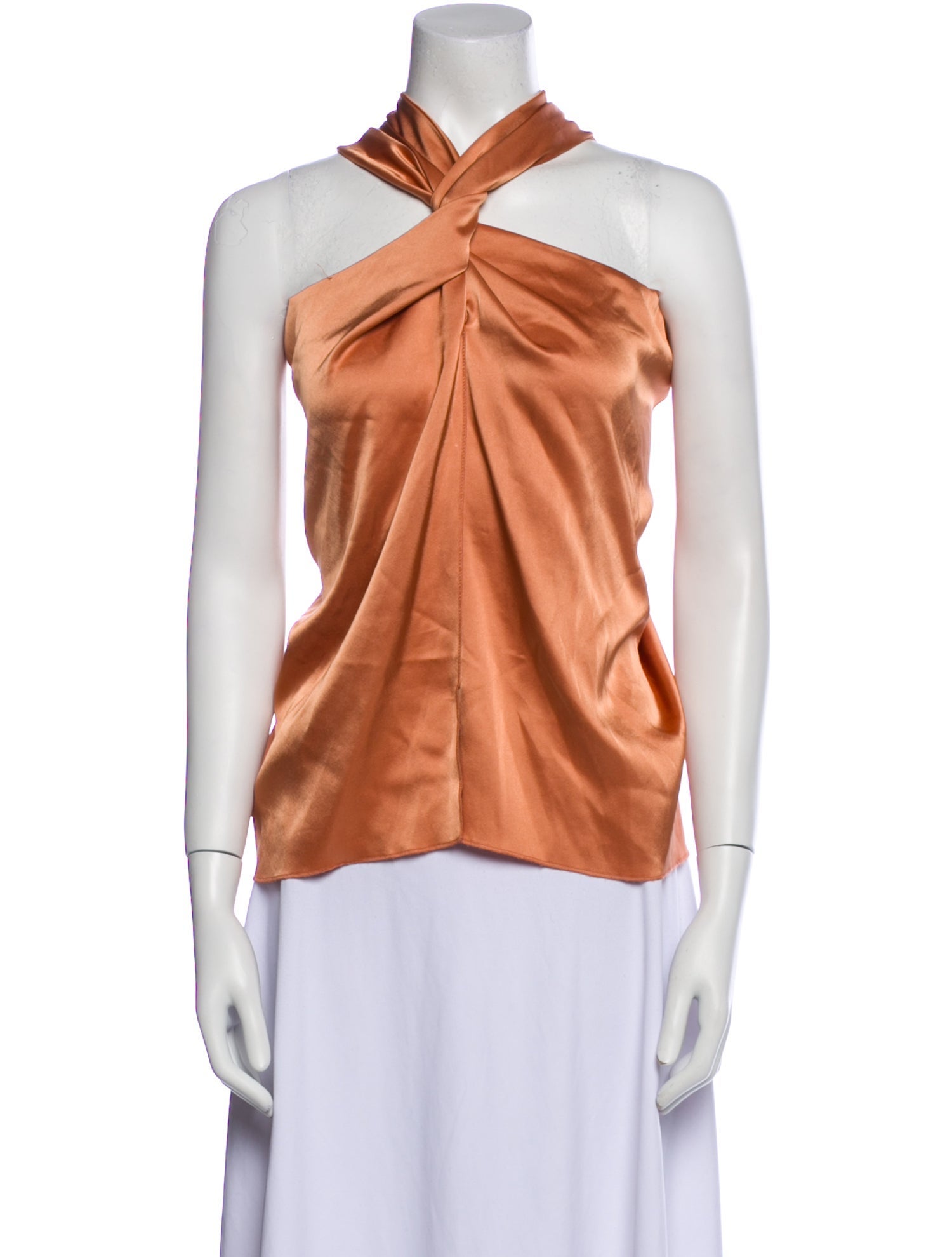 Nanushka Halterneck Sleeveless Blouse