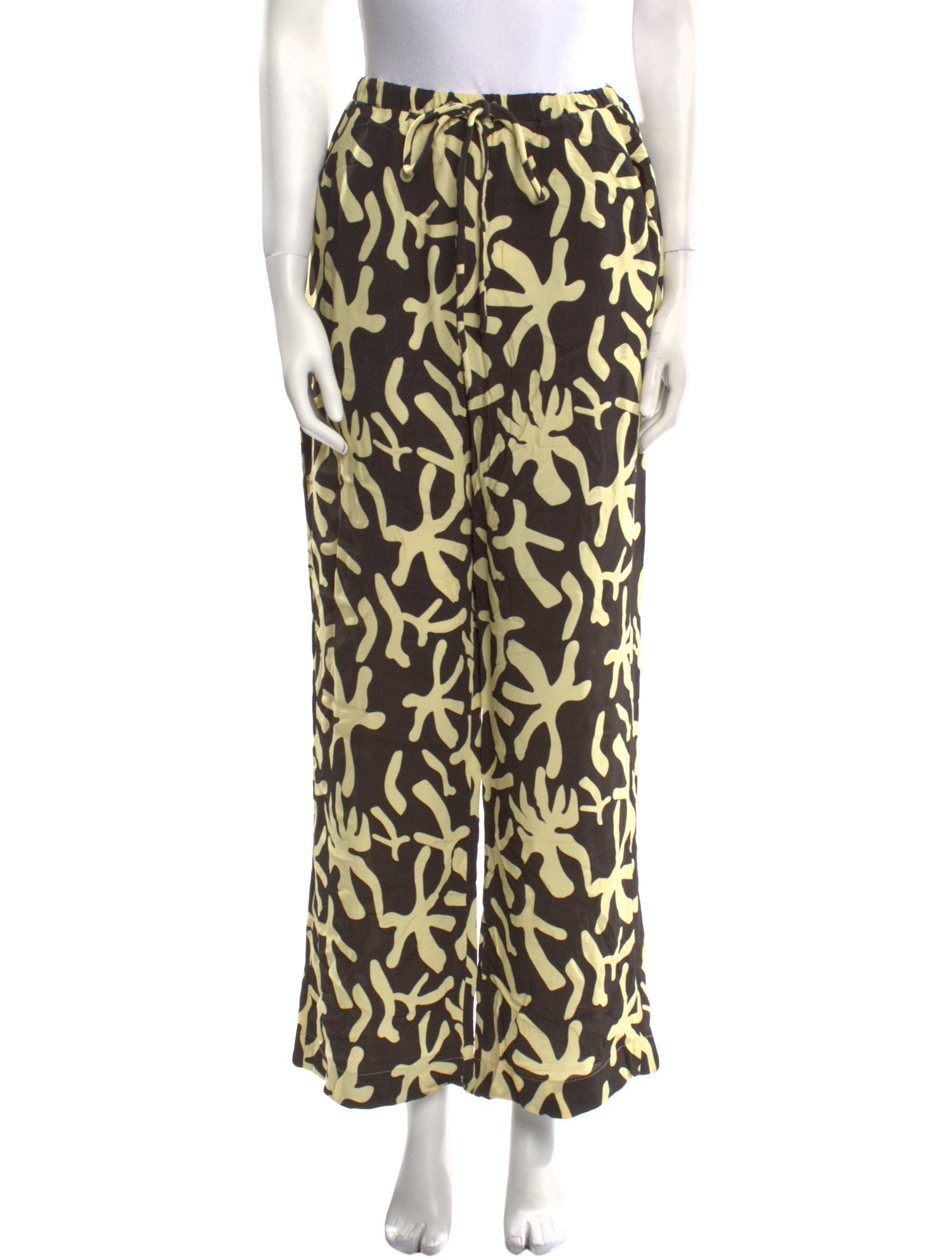 Nanushka Printed Wide Leg Pants