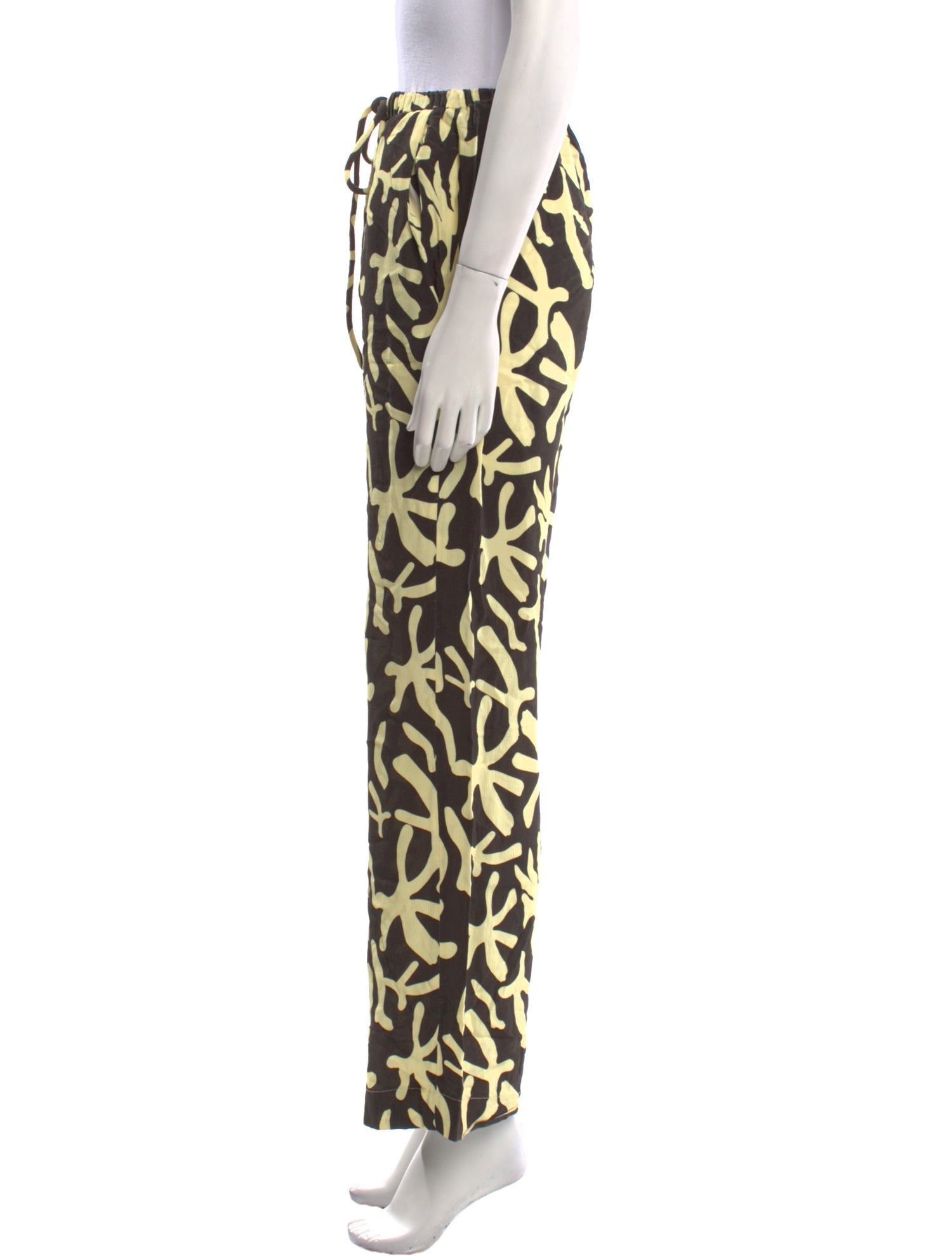 Nanushka Printed Wide Leg Pants