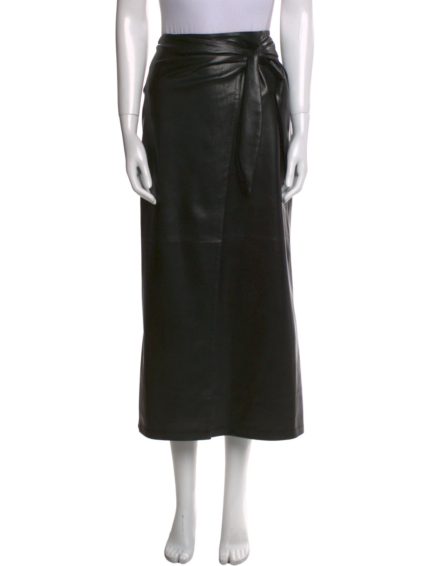 Nanushka Bow Accents Midi Length Skirt