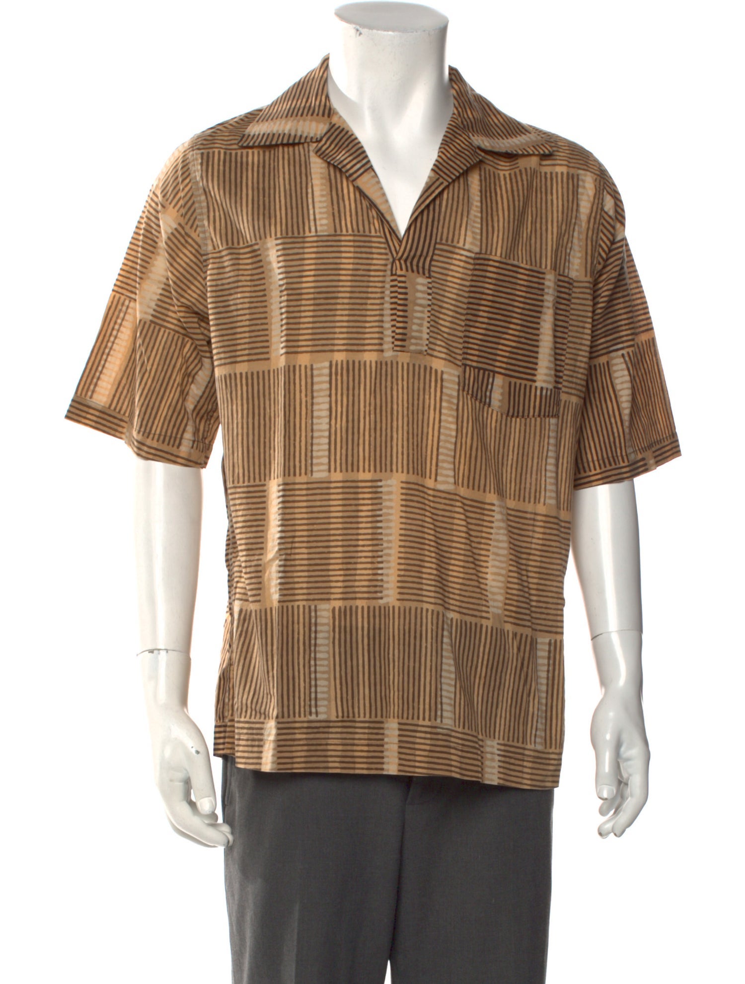 Nanushka Printed Short Sleeve Shirt