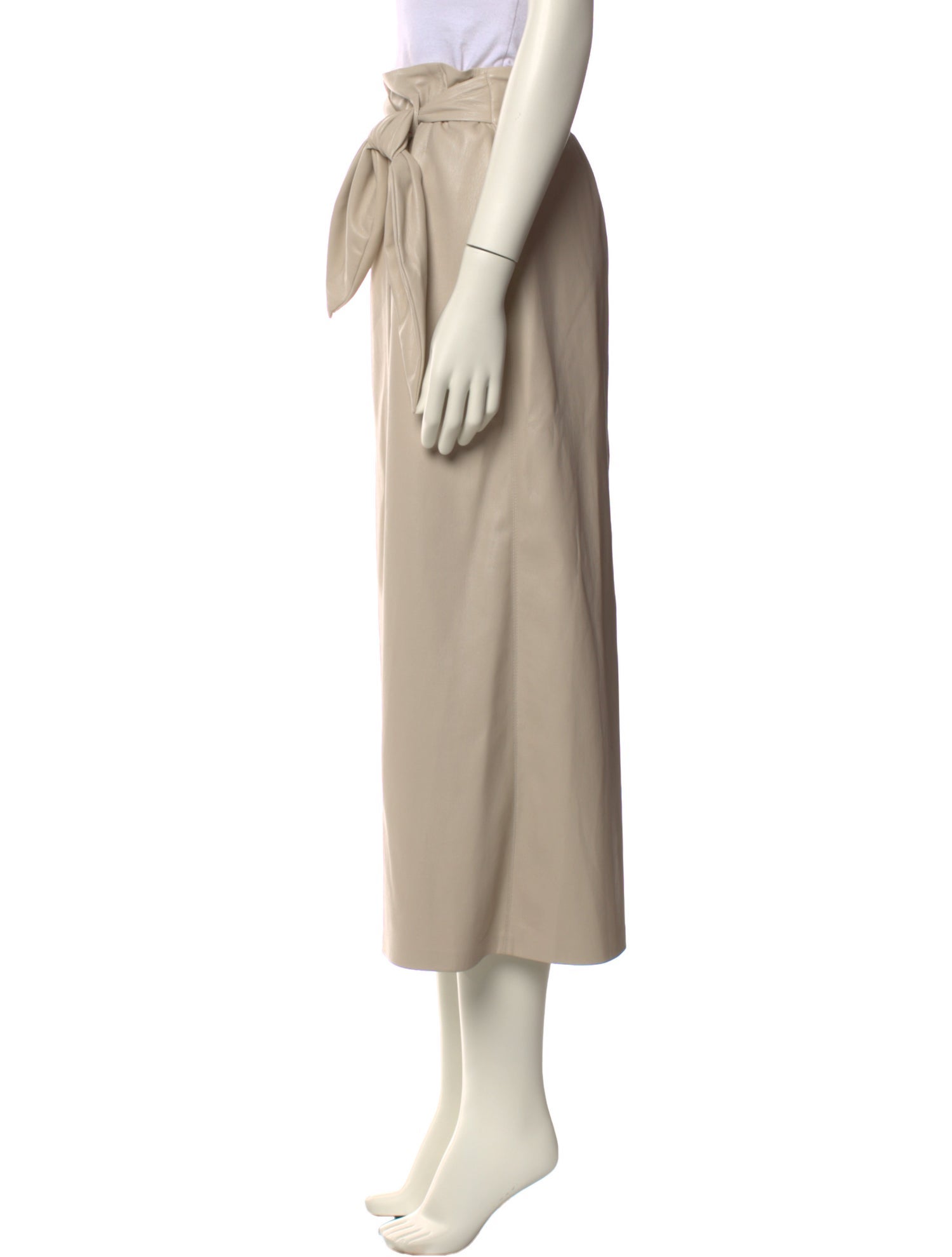 Nanushka Bow Accents Midi Length Skirt