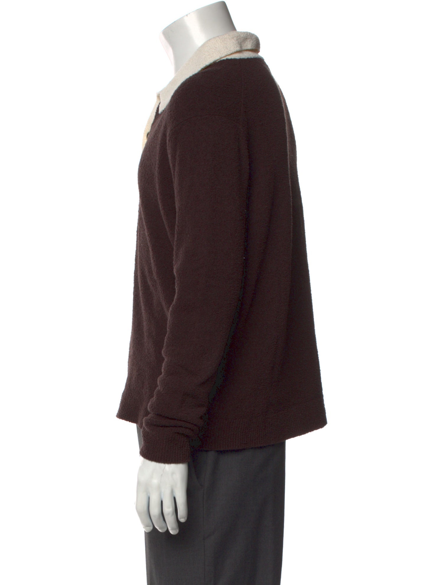 Nanushka Crew Neck Long Sleeve Polo Sweater