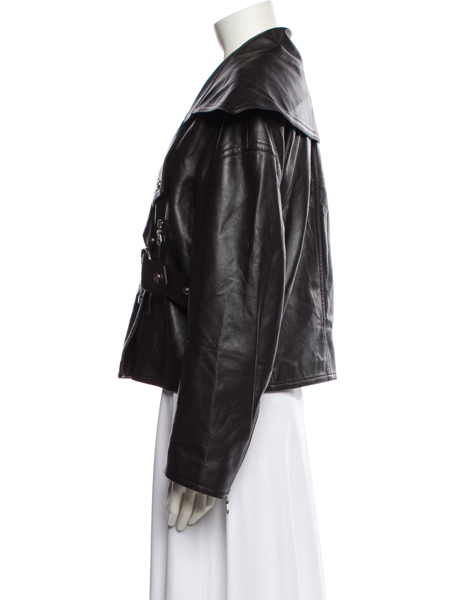 Nanushka Leather Biker Jacket