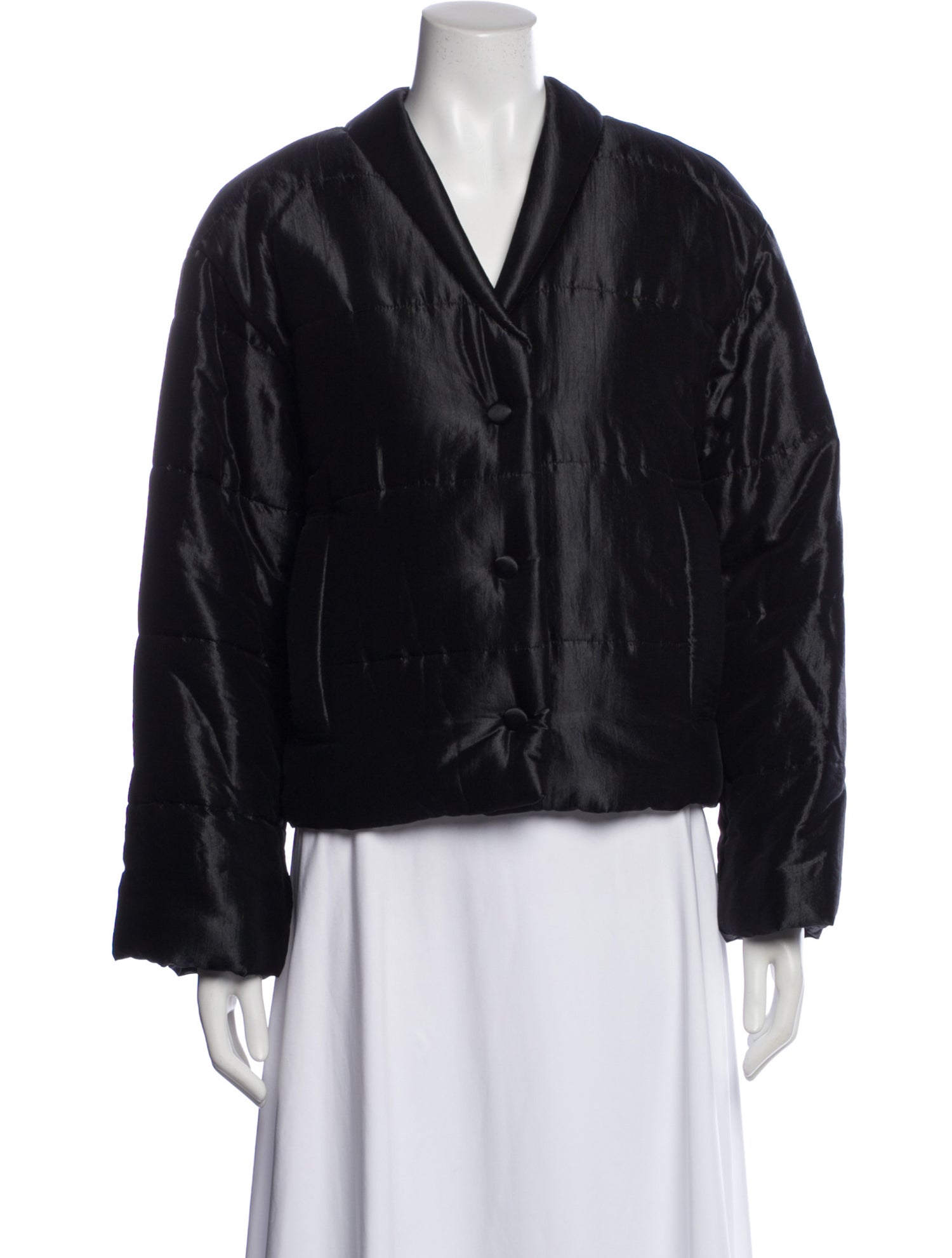 Nanushka Virgin Wool Faux Fur Jacket