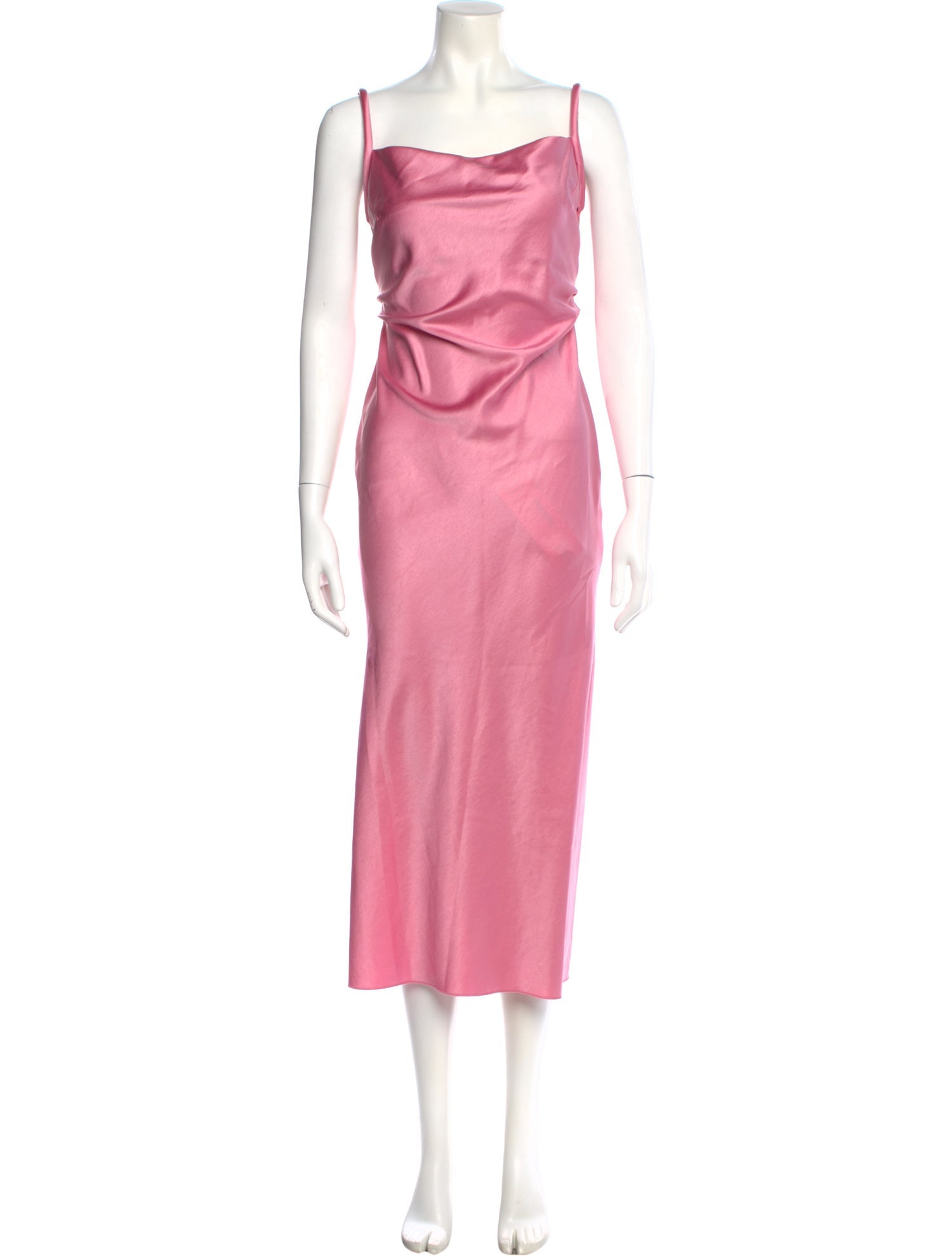 nanushka pink dress NANUSHKA Kalila Rosebud Slip Dress