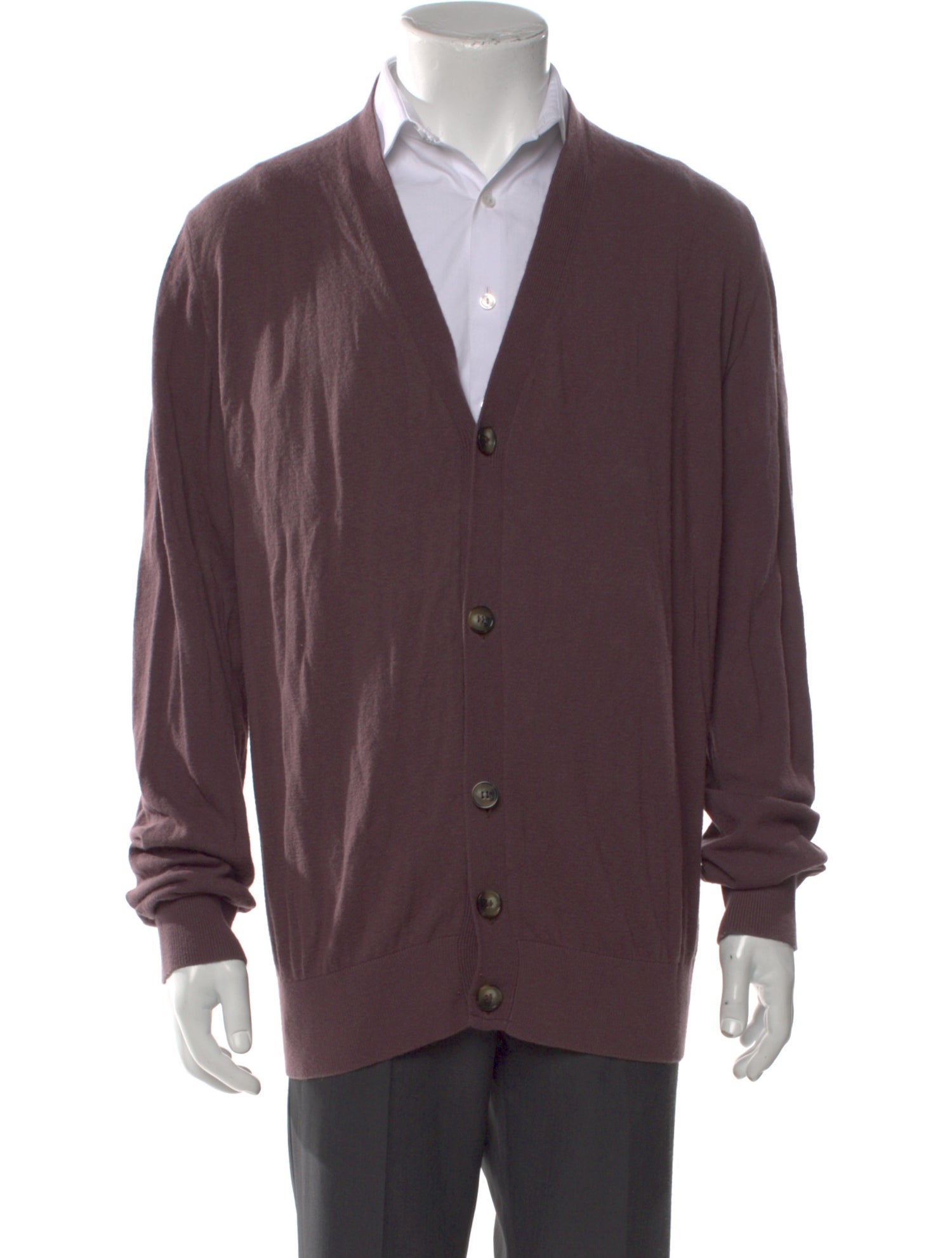 Nanushka V-Neck Long Sleeve Cardigan