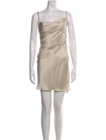 Nanushka Cowl Neck Mini Dress
