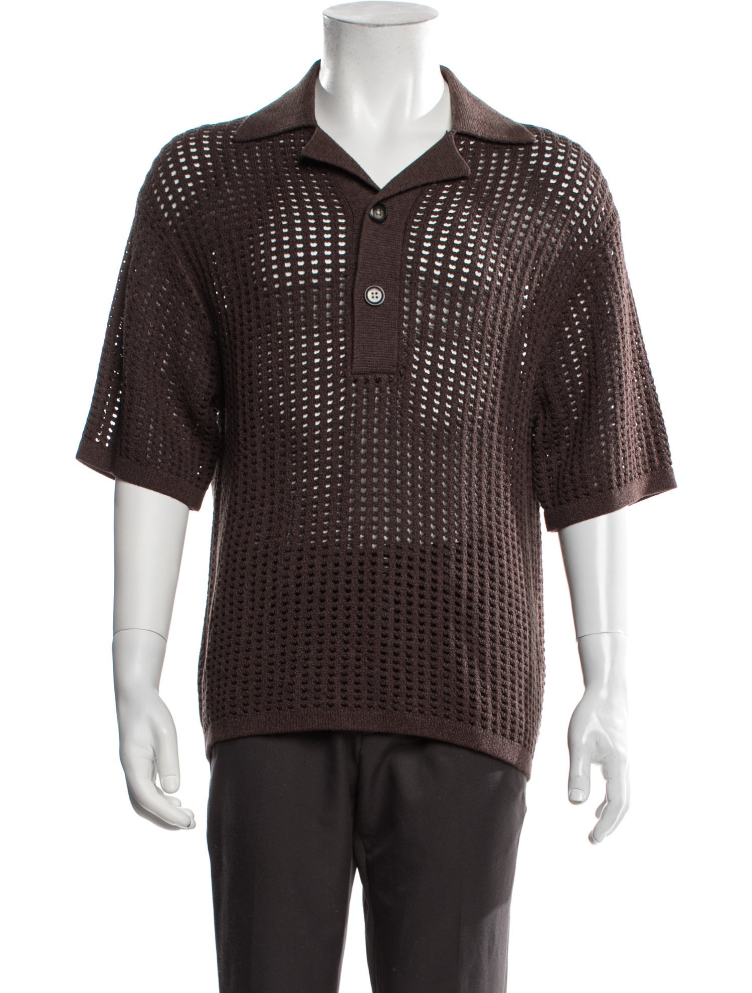 Nanushka Collar Short Sleeve Polo Shirt