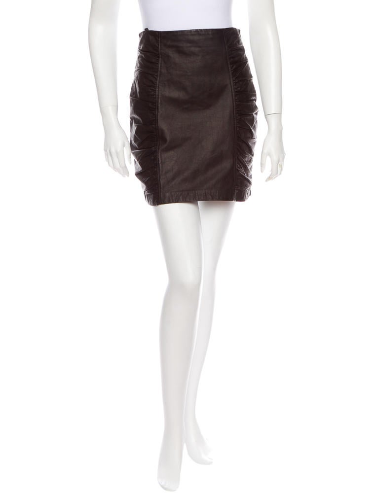 Nanette Lepore Leather Skirt