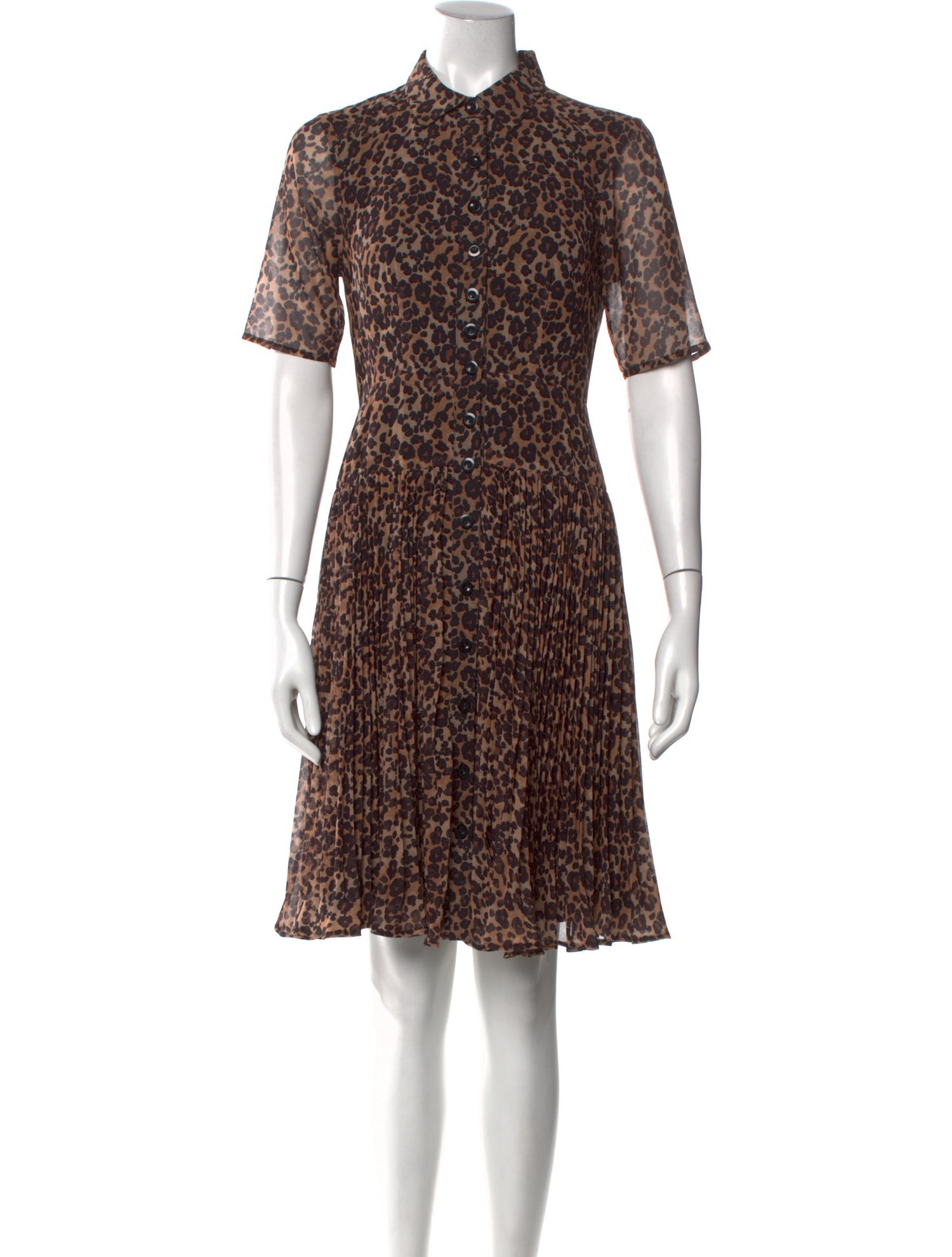 Nanette Lepore Animal Print Knee-Length Dress