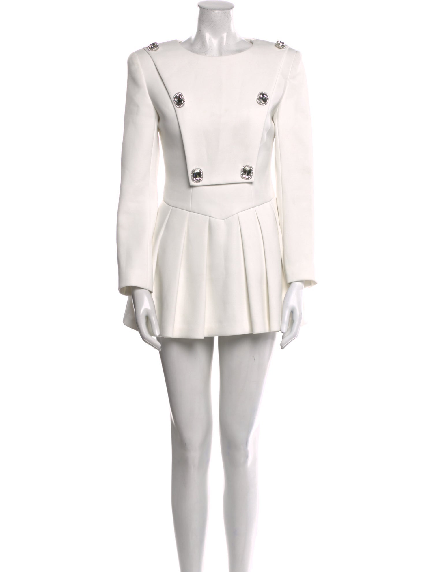 nana-nana Crew Neck Mini Dress