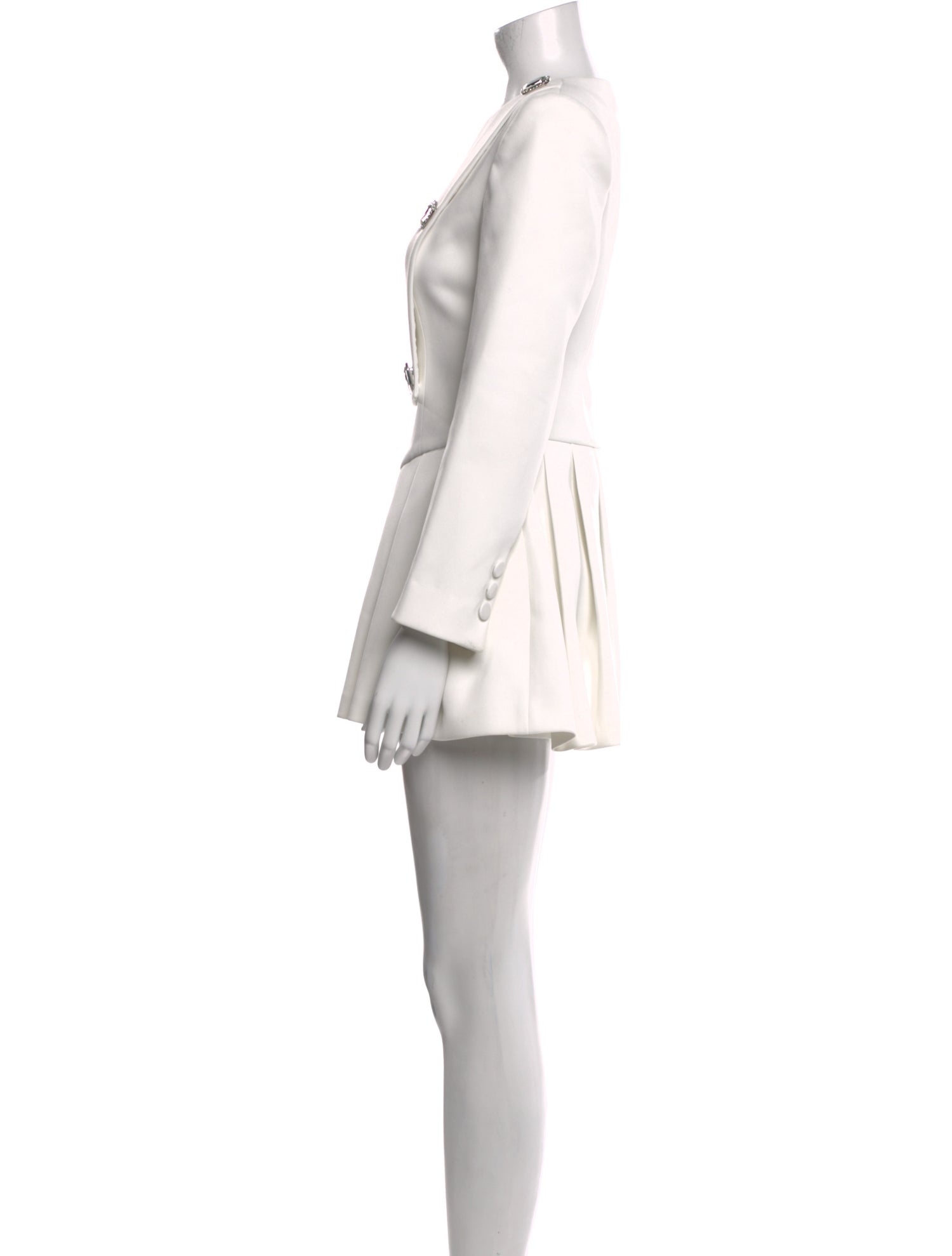 nana-nana Crew Neck Mini Dress