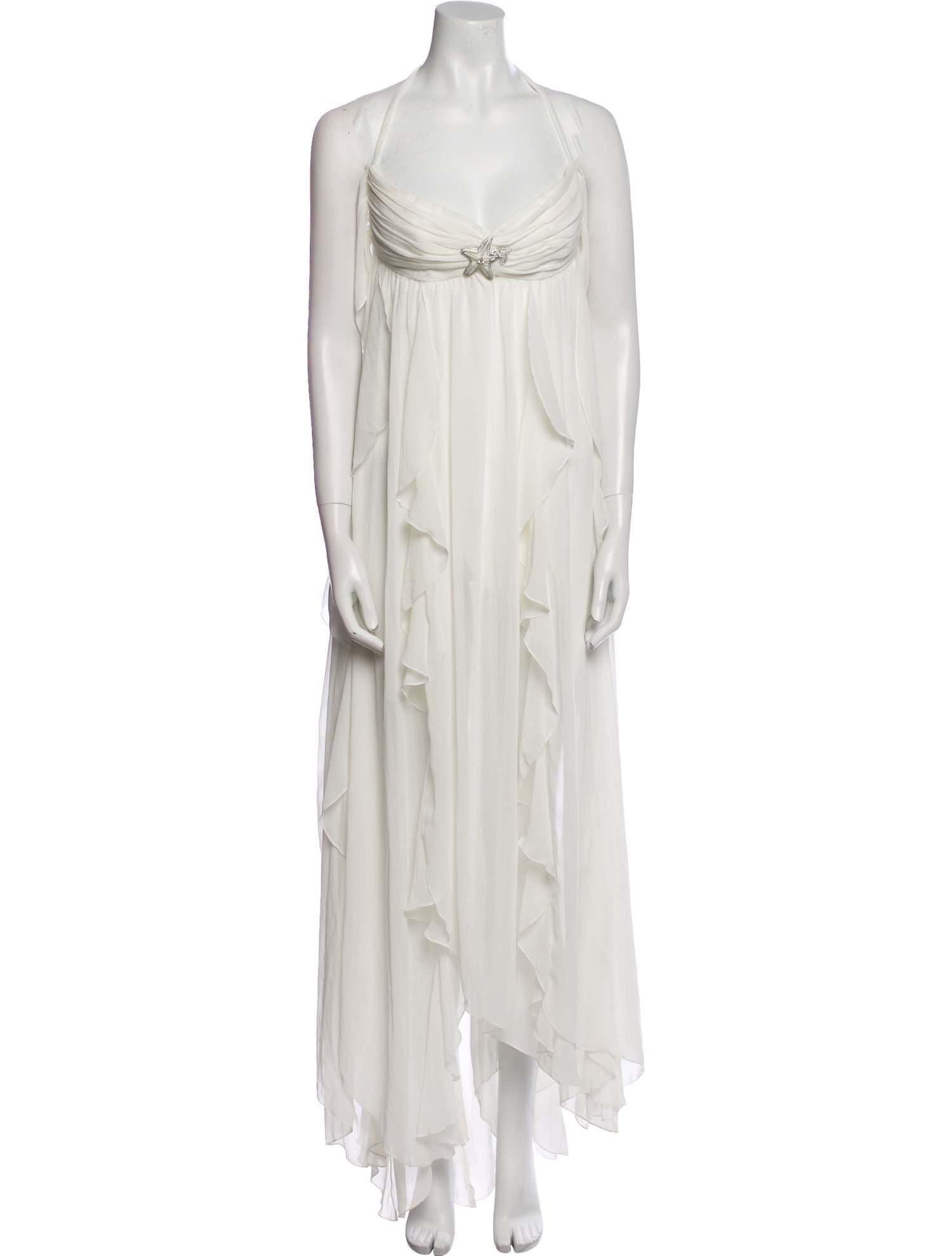 nana-nana V-Neck Long Dress