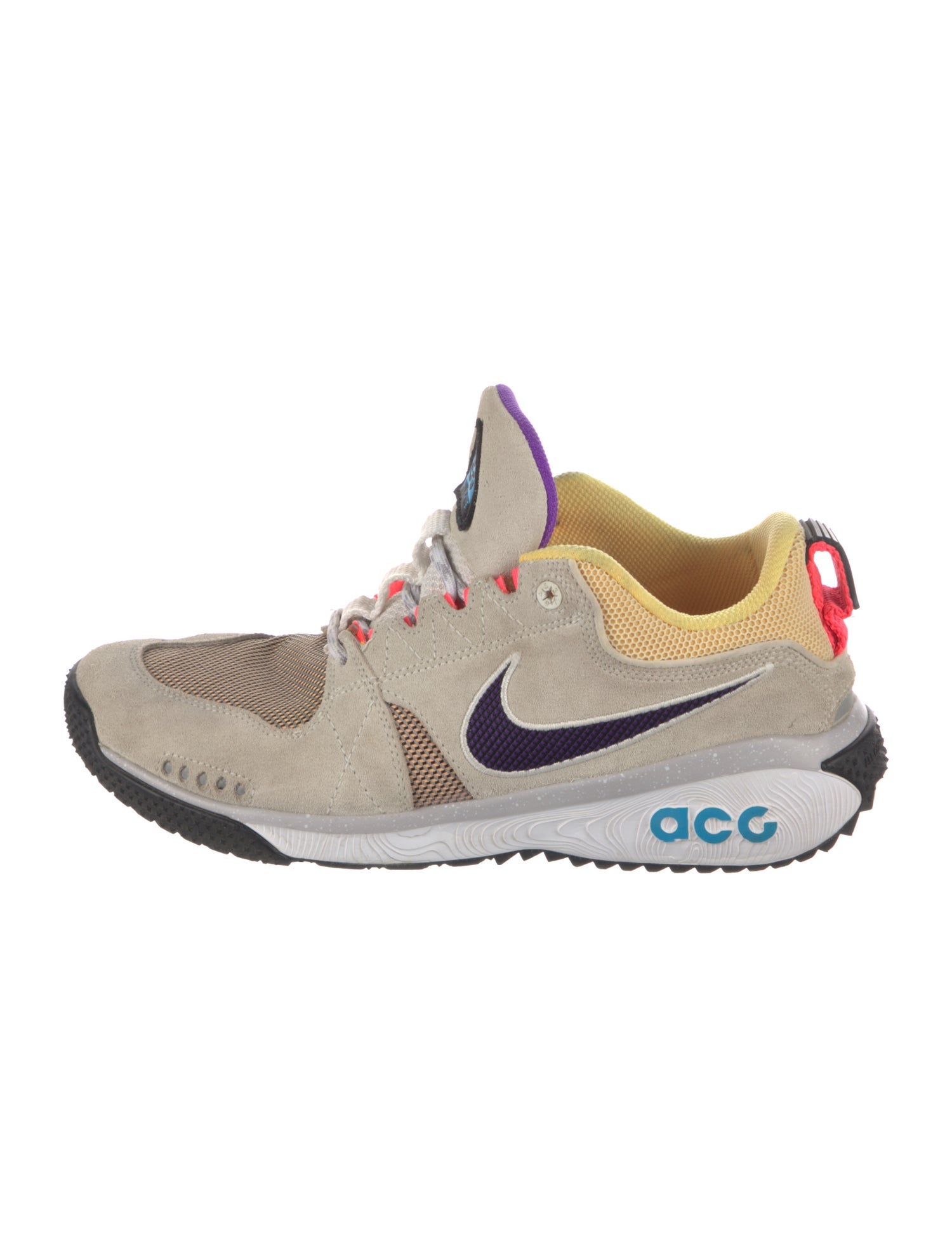 Nike ACG Suede Colorblock Pattern Sneakers