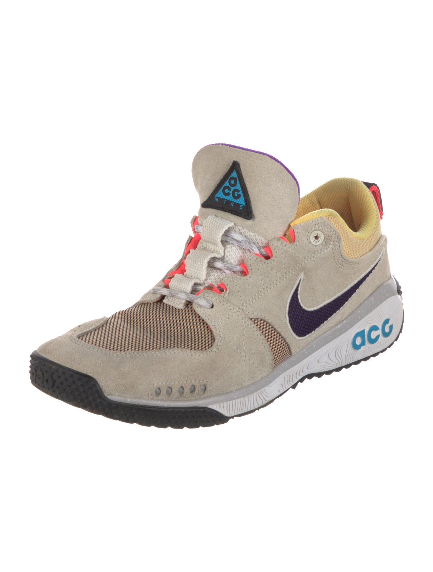 Nike ACG Suede Colorblock Pattern Sneakers