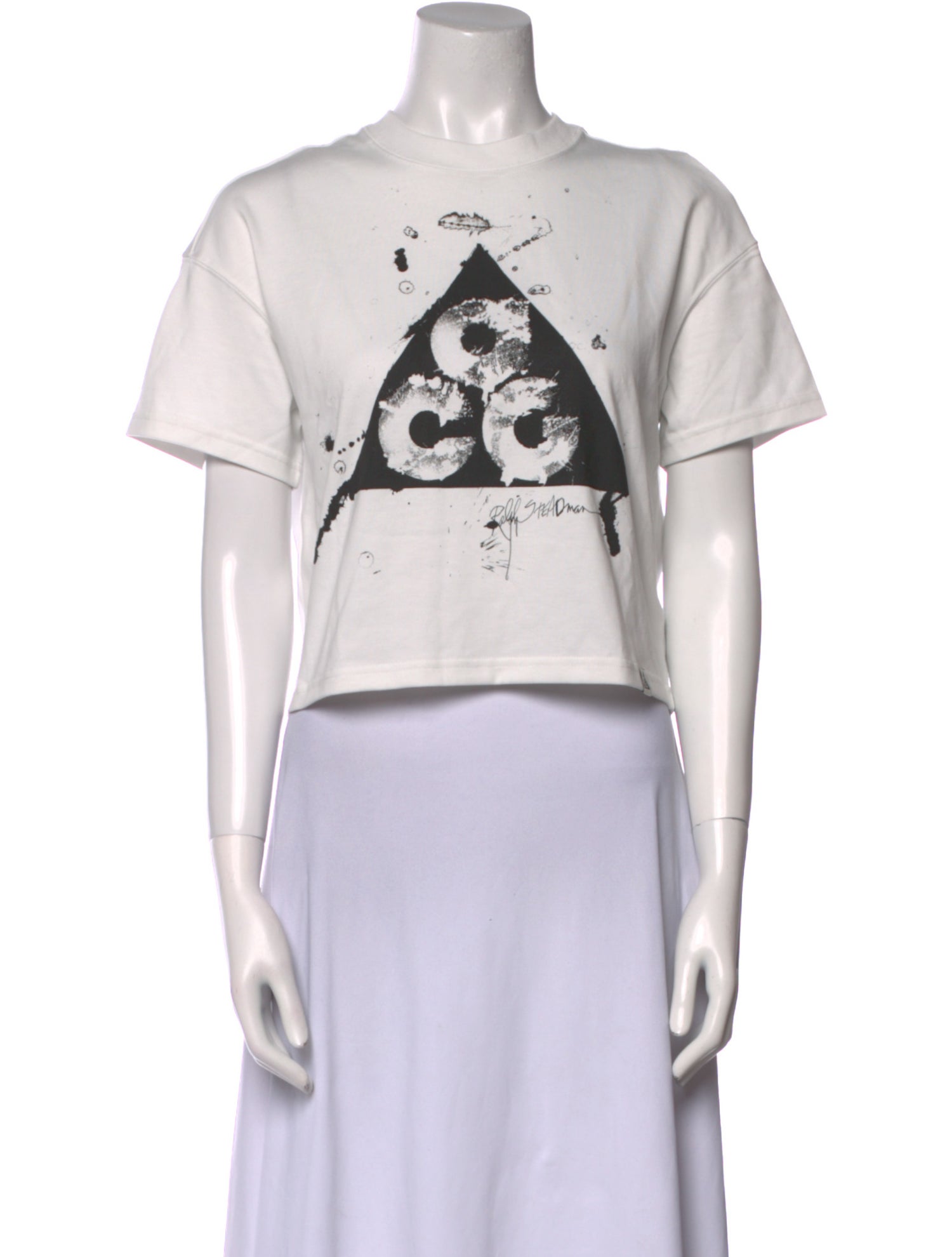 Nike ACG Graphic Print Crew Neck Crop Top