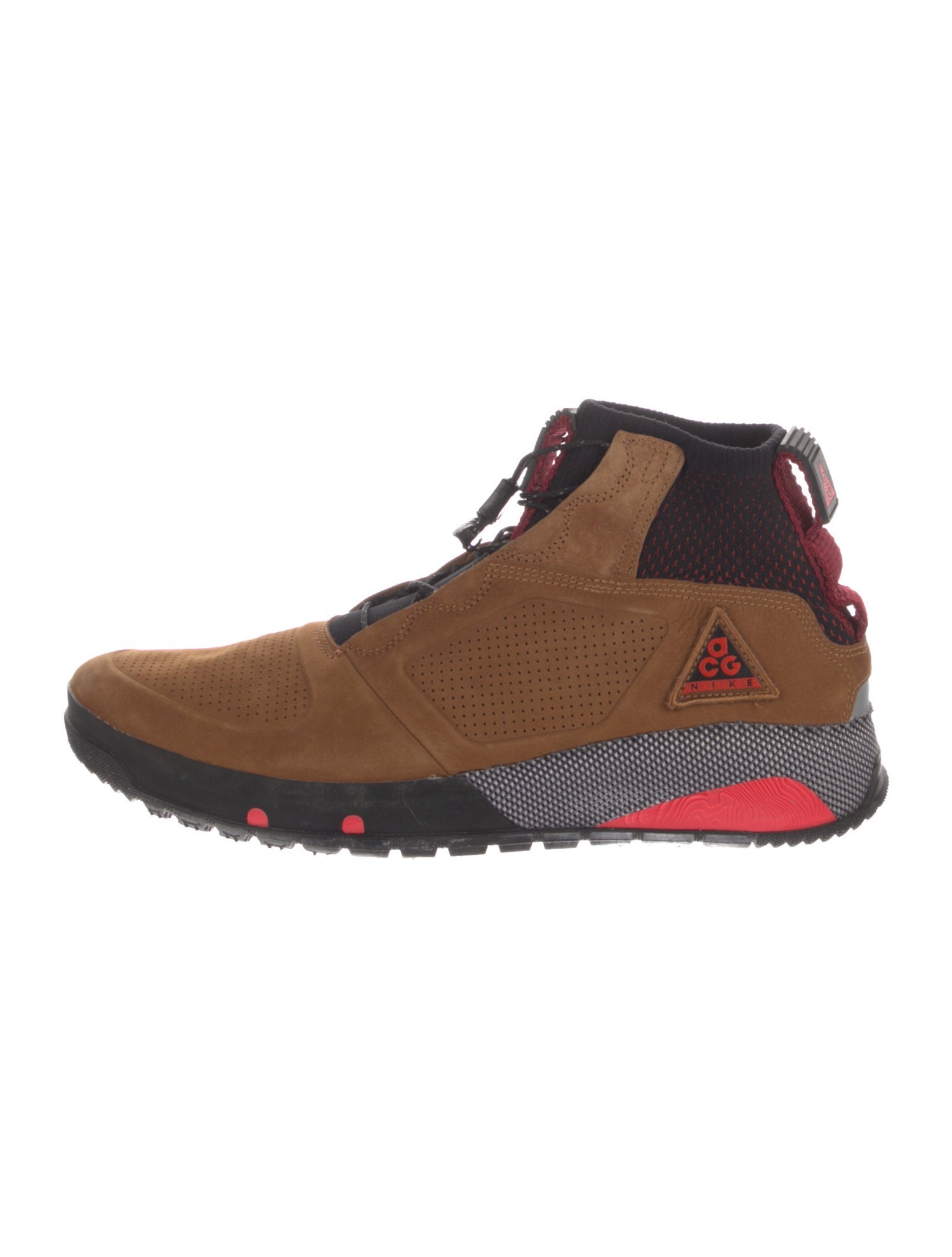 Nike ACG Nubuck Colorblock Pattern Athletic Sneakers