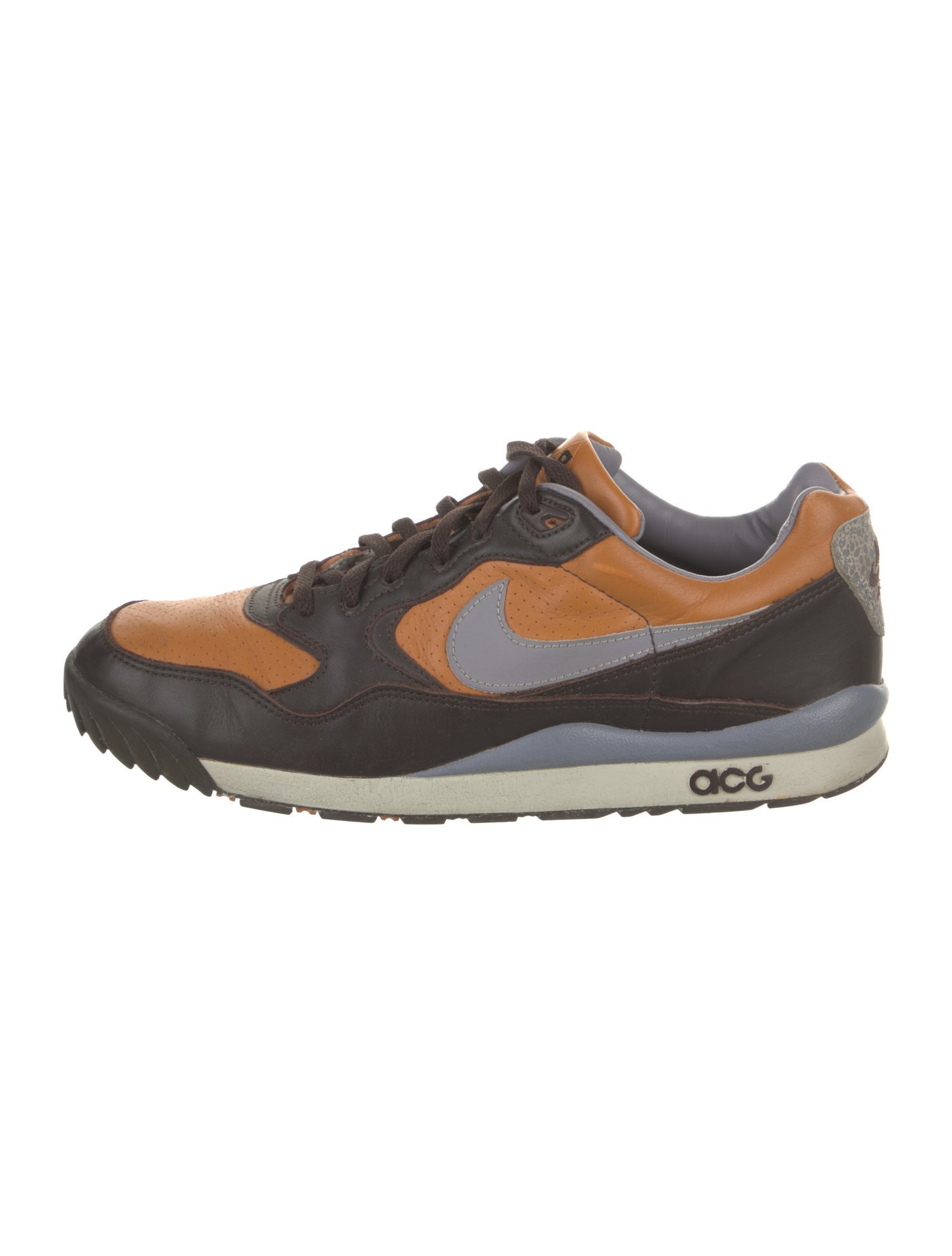 Nike ACG Leather Colorblock Pattern Sneakers