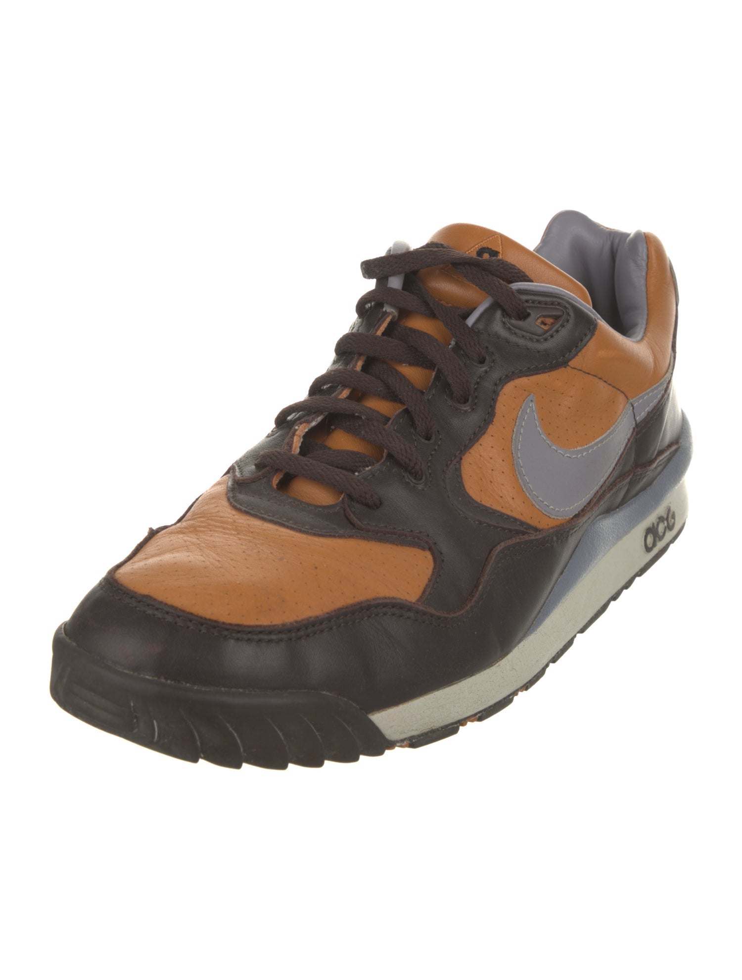 Nike ACG Leather Colorblock Pattern Sneakers