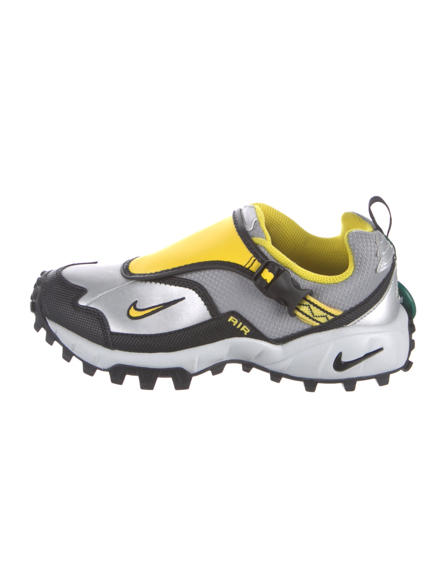 Nike ACG ACG Phassad Yellow Zest and Metallic Silver Athletic Sneakers