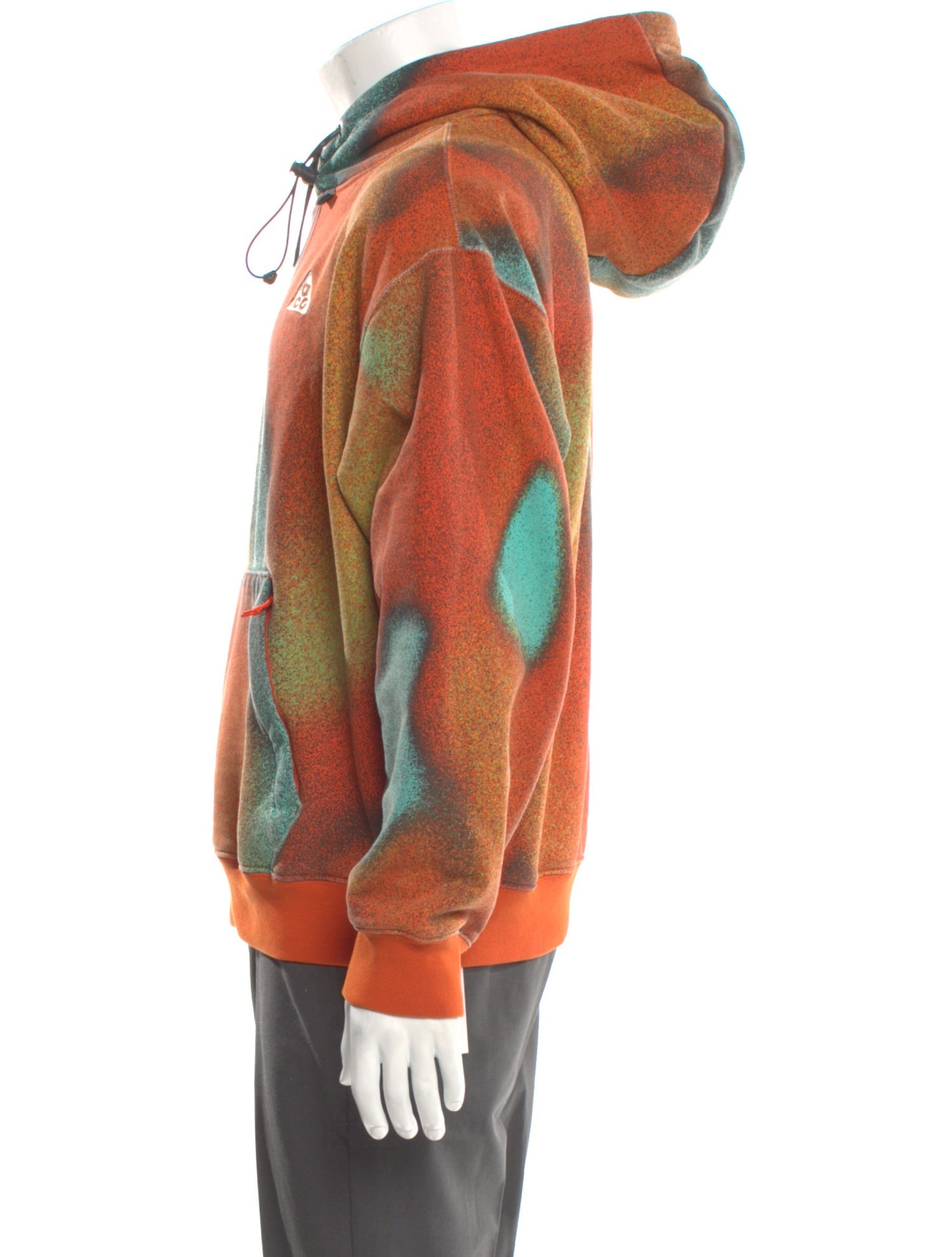 Nike ACG Tie-Dye Print Mock Neck Hoodie