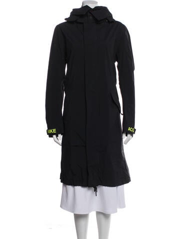Pre-owned Nike Nylon Performance Coat In Black
