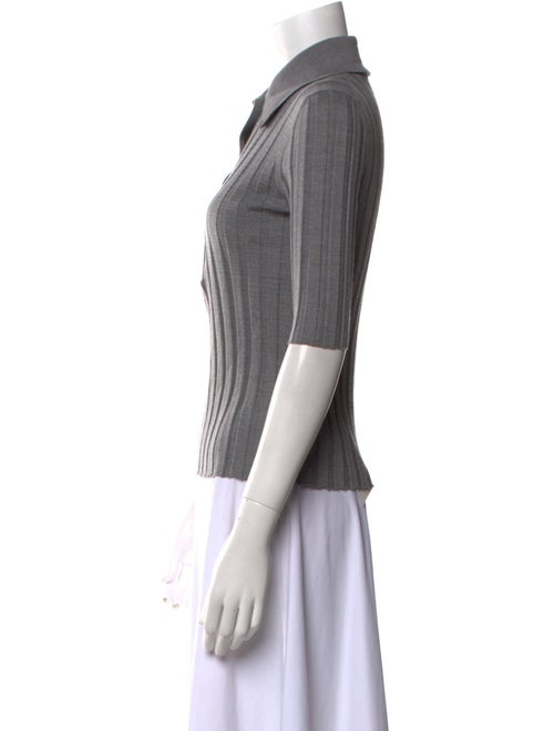 Nackiyé Wool Three-Quarter Sleeve Polo