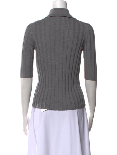 Nackiyé Wool Three-Quarter Sleeve Polo