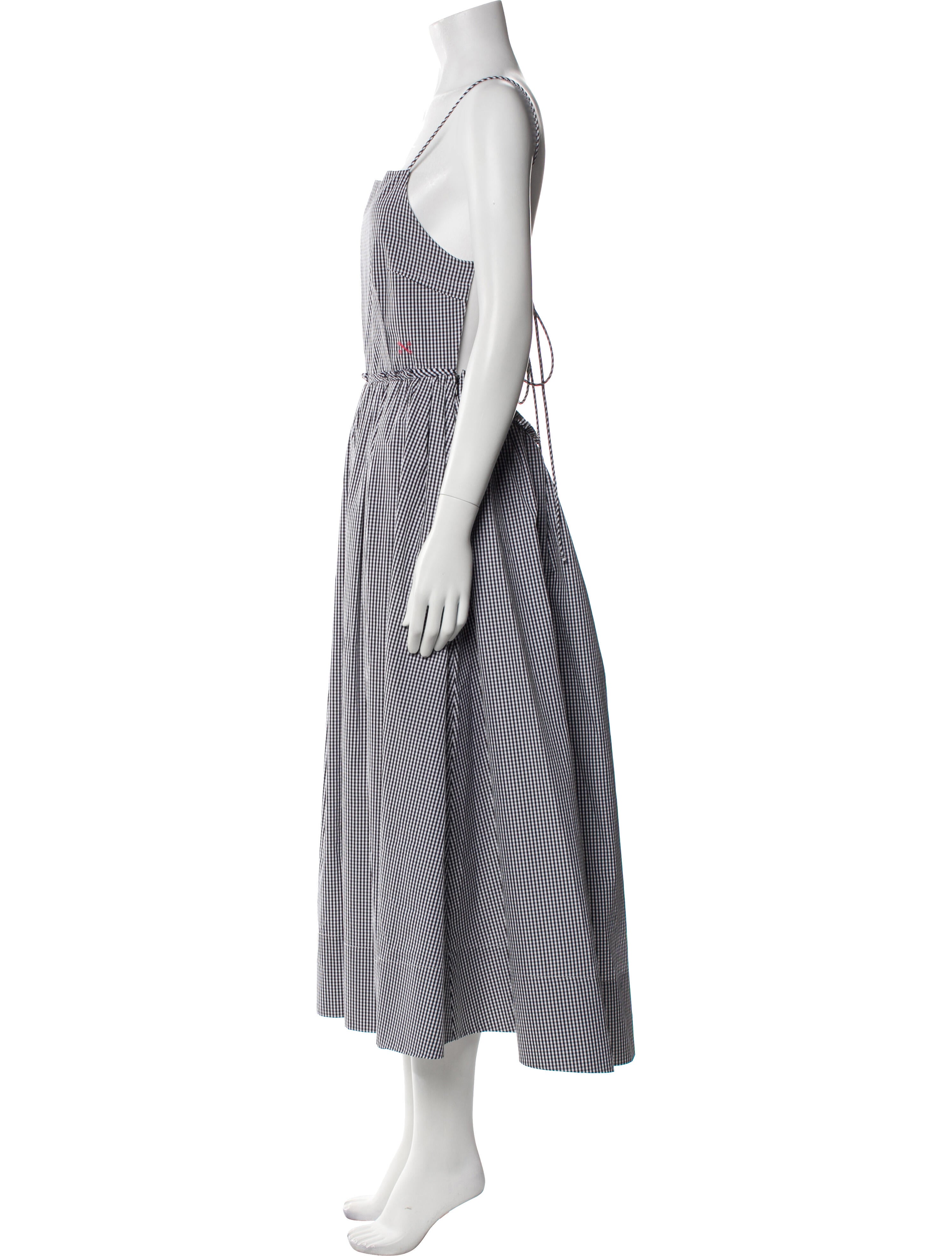 Nackiyé Plaid Print Long Dress