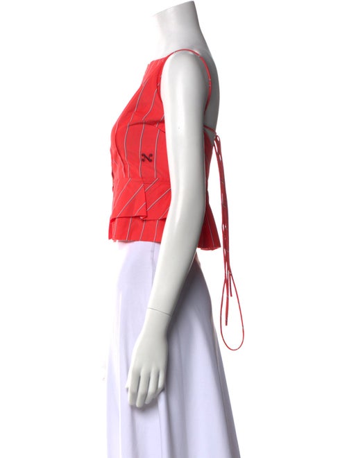 Nackiyé Bateau Neckline Sleeveless Crop Top