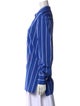Nackiyé Striped Long Sleeve Button-Up Top