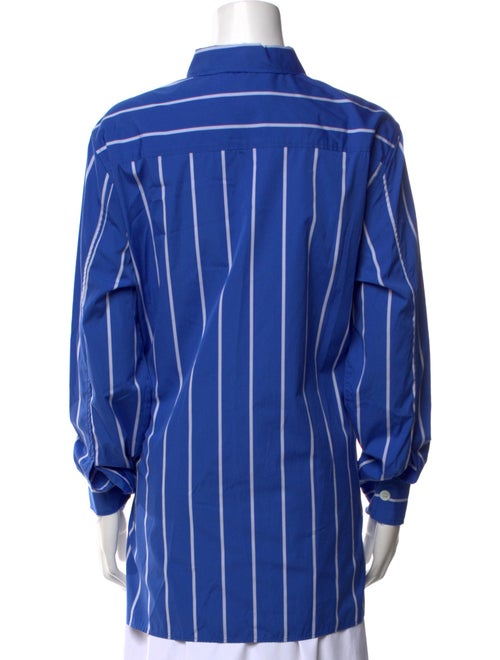 Nackiyé Striped Long Sleeve Button-Up Top