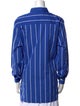 Nackiyé Striped Long Sleeve Button-Up Top