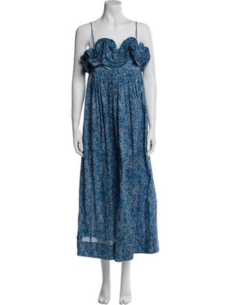 Nackiyé Floral Print Long Dress