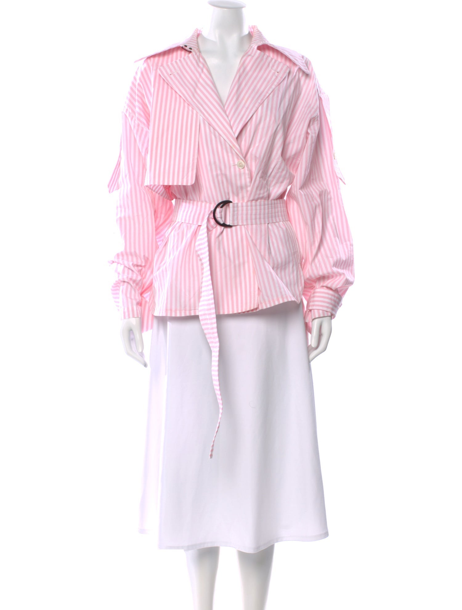 Nackiyé Striped Long Sleeve Blouse