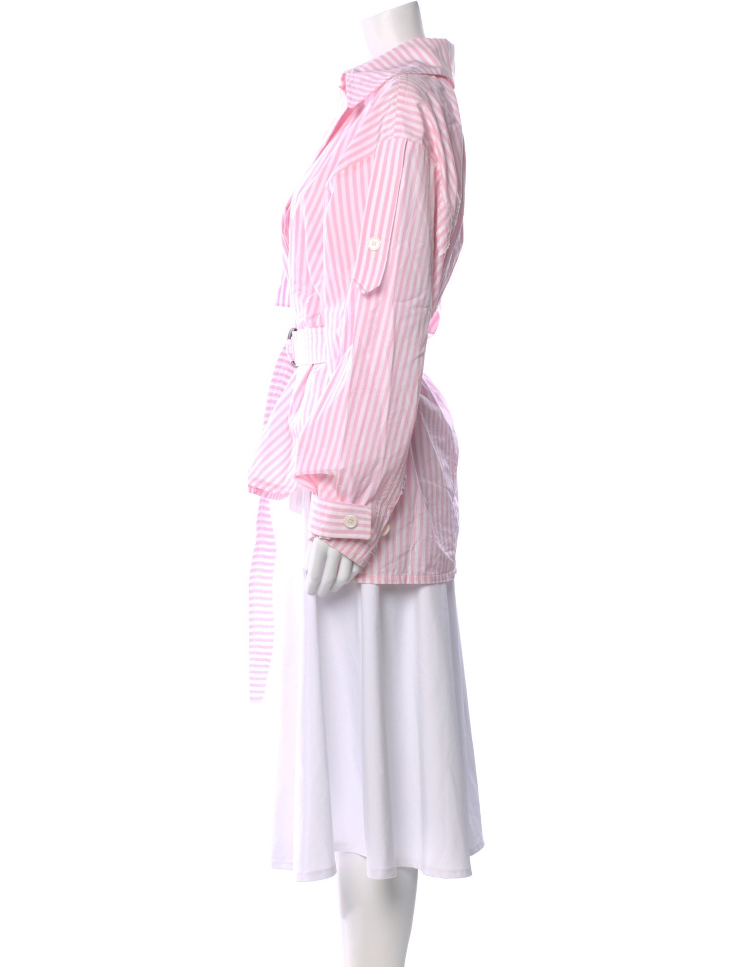 Nackiyé Striped Long Sleeve Blouse