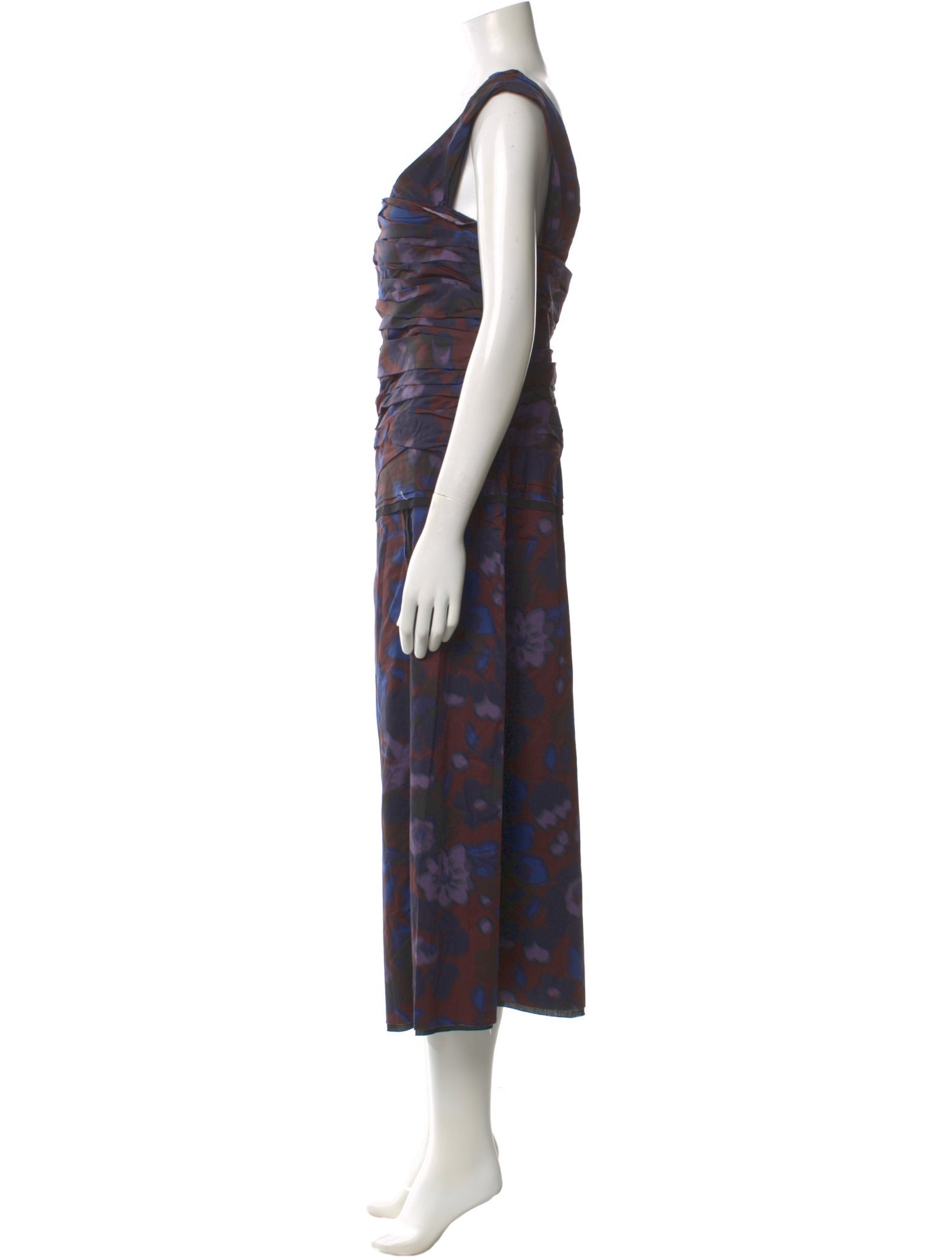 Nackiyé Printed Midi Length Dress