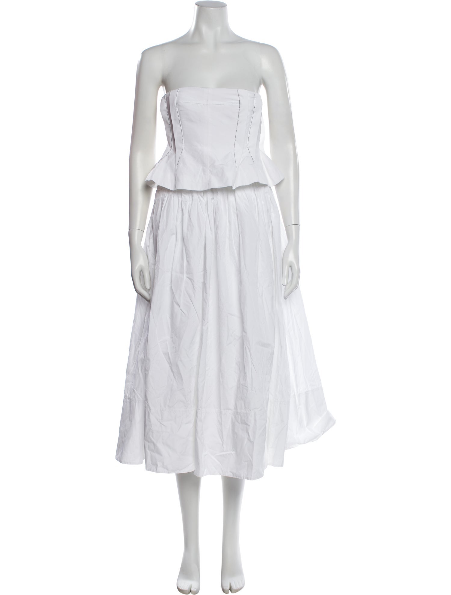 Nackiyé Strapless Knee-Length Dress