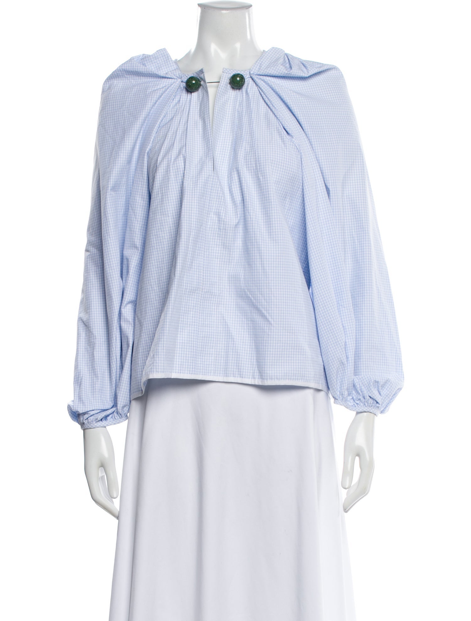 Nackiyé Patterned Asymmetrical Blouse